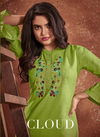 VARDAN CLOUD VOL 1 Latest Fancy Designer Ethnic Wear Nira Cotton with Heavy Embroidery work Baloon Slives Kurti Collection